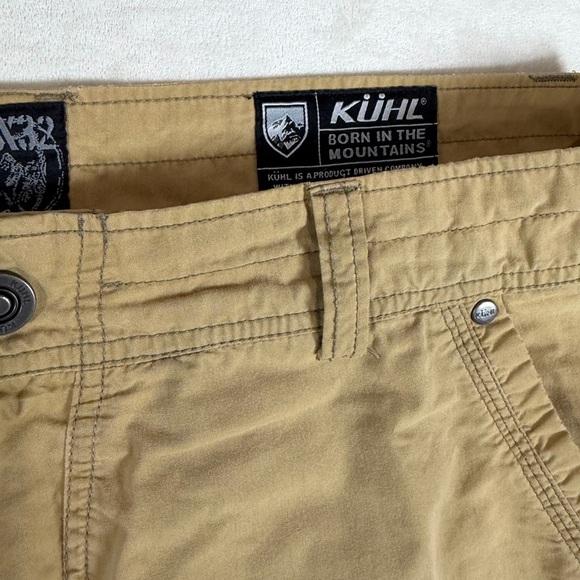 Kuhl Men's 36W 32L Kandor Lightweight Tactical Outdoor Hiking Tan Pants - Picture 4 of 11